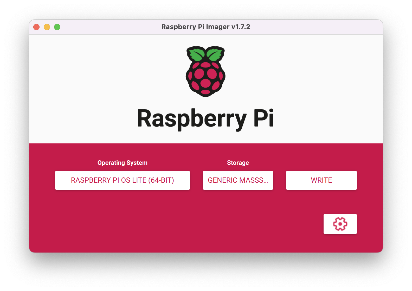Raspberry Pi Imager on macOS